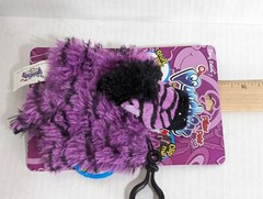 Zany Zebra Pillow Pets Poucheez Bag Charm Purple New