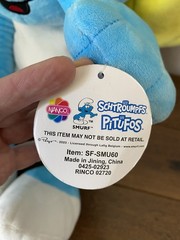Smurfette The Smurfs Plush Large 28″ Tall by Nanco 2023 with Tag