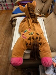 Vtg 1998 Lisa Frank Plush Rainbow Chaser Horse Large 32-34″ Stuffed Animal Jumbo