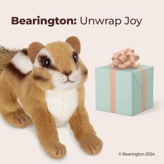 Bearington Collection Chippie Plush Chipmunk Stuffed Animal, 7 Inch –