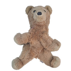 VTG 1975 R Dakin Teddy Bear Plush 9″ Brown Stuffed Animal Ground Nutshells Korea
