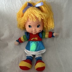 40 Years of Rainbow Brite Rag Doll 12″ Plush TLS Toy Blond Hair