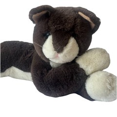1986 The Plush Factory Tuxedo Cat Plush Stuffed Animal 22” Large