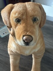 Petsies Custom Plush Stuffed Dog Yellow Lab Golden Retriever Style 16″ w/ Tag