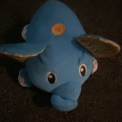 Blue Elephant Plush Toy, Small 6-14 in, Washable, A Bug’s Life