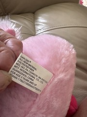 DAN DEE-J.BEAR & FRIENDS-2019-PINK FLAMINGO 12″ STUFFED PLUSH w/HAT & TAGS – NEW