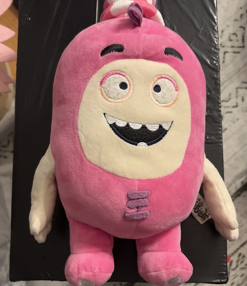 Oddbods 12″ Newt Pink Plush Plushie Soft Cuddly Toy One Animation