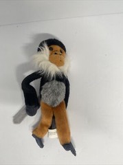 Wild Republic UK Monkey Black White Gray Brown Plush Soft Stuffed Animal