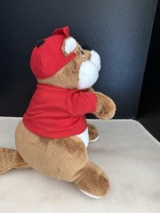 Buc-ees Beaver Plush Mascot Red Hat Shirt Stuffed Animal Gas Station 2023 Bucces
