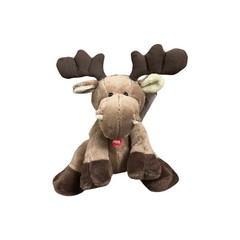 Ganz Moose Plush Bell Bottoms Stuffed Animal Antlers Christmas Toy Decor *AS IS*