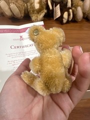 Steiff Club Gift 1997/98 Replica 1922 Teddy Bear Blond 7cm w/ Box & Certific-405