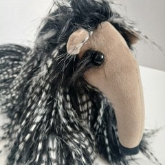 Portland Plush Avery The Anteater 12″ Stuffed Animal Black White Cute Zoo
