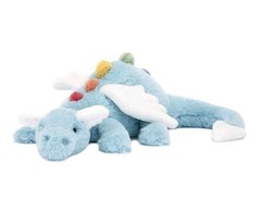 Jellycat Sky Dragon Large 50cm New w/ Tags + Free Dust Bag Plush Gift