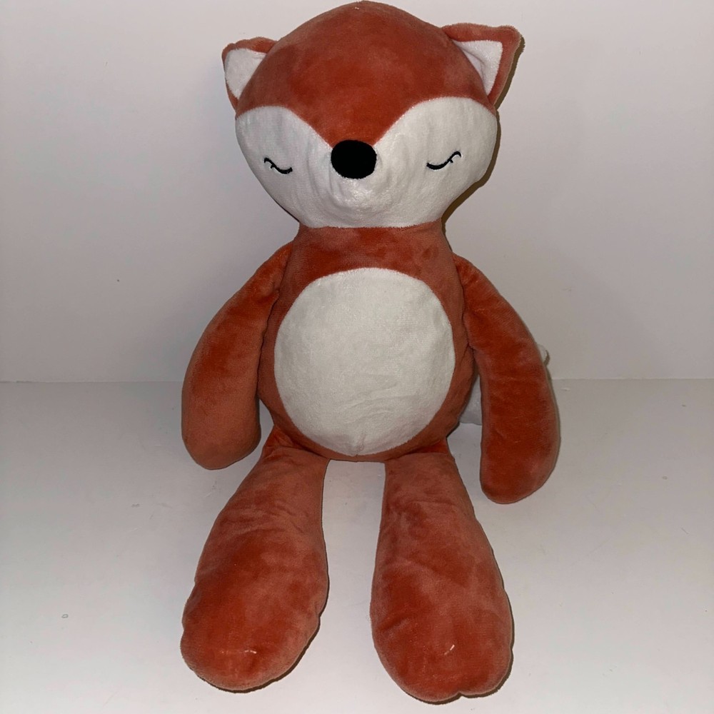 Silver One Kids Sleeping Fox Plush Silverone International 17″ Orange lovey