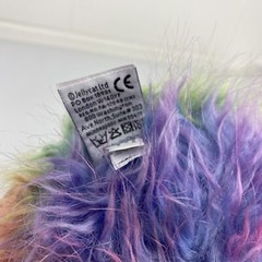 Jellycat London Medium Rainbow Pom Pom Bird Emu Plush 14” Ostrich Multi-Color
