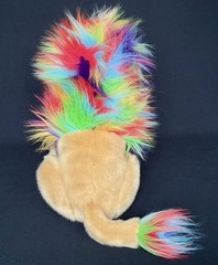 San Diego Zoo Lion Plush Rex Rainbow Fur Wildlife Alliance Stuffed Animal Toy