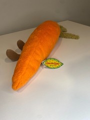 Jellycat Amuseable Carrot Retired Large Orange Soft Toy Plush Legs 19″ w/ Tags
