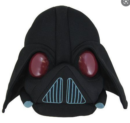 Angry Birds 4″ Star Wars Darth Vader Black Bird Plush Toy