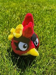 Ruby Bird CUSTOM Plush Inspired Off Angry Birds Plush Toy