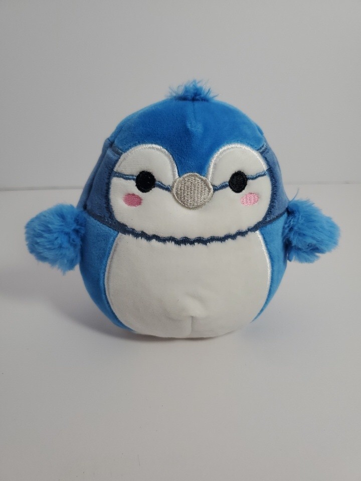 Squishmallow Babs Blue Jay Bird Plush Doll Stuffed Animal Toy Plushies Soft Cute