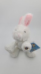 Webkinz White Rabbit Plush Stuffed Animal Code HM078 With Tag