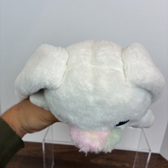 Plushie Dreadfuls Autism Rabbit V1 White Rainbow Ear Plush Discontinued Rare