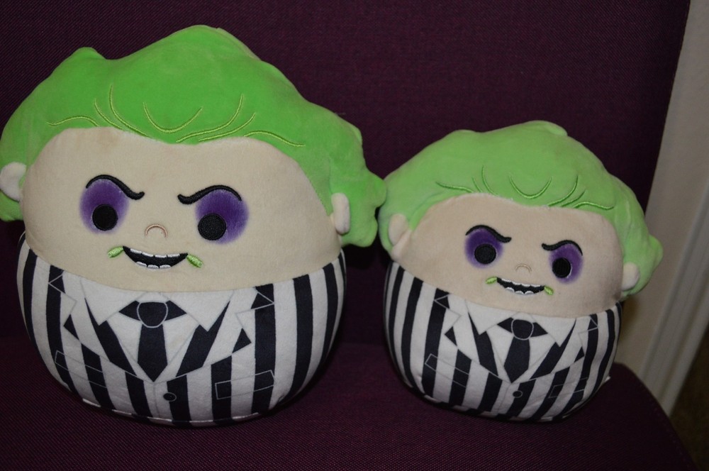 2 Squishmallows Beetlejuice 7 & 9 inches A4