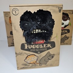 New In Box (NIB) ZURU Fuggler Fart Face Series 1 – Munch Munch (Black Long) Moti