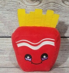 Russ Plush Frank Fries Stuffed French Fries Snackeez Red Yellow Kawaii 6″