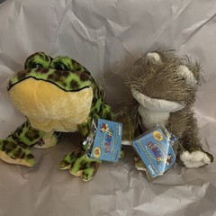 Webkinz Bullfrog AND Webkinz Frog With New Sealed Original Codes NWT