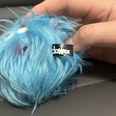 Clawee Mascot Plushy Fuzzy Blue