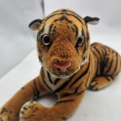 Tiger Plush Stuffed Animal Toy 20″ Orange Realistic Lying Soft Cute Tail