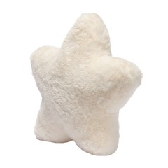 Lambs & Ivy Star Pillow Plush – Ultra Soft Creamy White