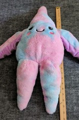 2 Scoops Starfish Plush Pillow Blue & Pink Tie-dye W/Sparkles 24″ 2019