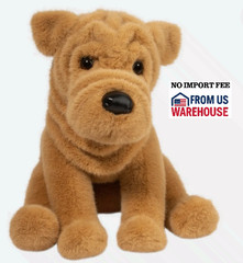 Doυglas Toys Tater DLux Shar Pei Plush Stuffed Anima, 11″ tall NEW