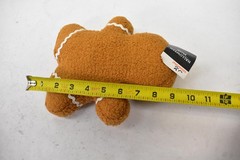 Way To Celebrate! Gingerbread Plush Small Brown Halloween Decoration 10 In