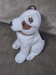 Wishbone Jack Terrier Bean Bag Plush 7″ Big Feats Entertainment 1998 Dog Puppy