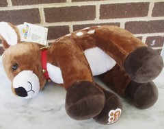 Build a Bear Woodland Friend Fawn Whitetail Deer 12″- BABW Red Neck Collar Bells