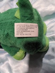 Star Belly Dream Lites Stuffed Animal Night Light Dreamy Green Dinosaur *Flaw*