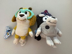 Bluey Friends Honey and Princess Muffin Stuffed Plush Bundle