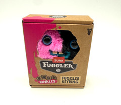 Fuggler Baby Pinkles 3.5″ HEARTY MCFARTY Pink Black Keychain Keyring Brand New
