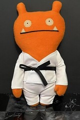 2013 Uglydoll Wage Plush Tae Kwon Wage Karate Outfit Gi Black Belt GUND Doll EUC