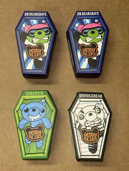 Deddy Bears Coffin Skidmark Dripps Doodlebear Dr Beargrave Series 3 Set Lot x4