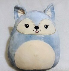 NWT Squishmallow Faldette the Blue Arctic Fox 12″ Plush Pattern Perfect Kellytoy