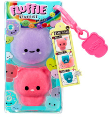 Fluffie Stuffiez Minis Plush Surprise Reveal Soft & Squishy 2-Pack Cat Pink