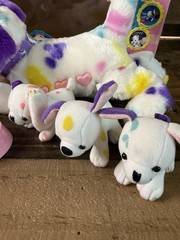 VINTAGE 2001 PUPPY MAGIC INTERACTIVE PUPPY FAMILY 33540 TOYBIZ