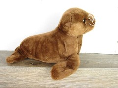 Aurora DESTINATION NATION BROWN SEAL SEA LION Stuffed Animal PLUSH SOFT TOY