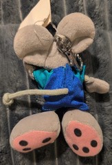 Diddle Mouse Plush 6.5″ Keychain Diddle By Thomas Goletz German w/tags
