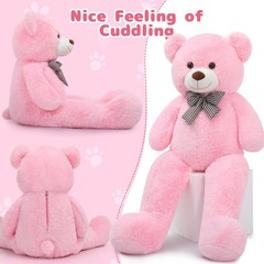 MaoGoLan Giant Teddy Bear 4 Feet,Adorable and Cuddly Big Teddy Bear Stuffed A…