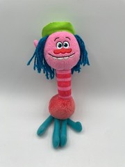 Hasbro Dreamworks TROLLS Movie 11″ Plush COOPER Troll Pink Blue Yarn Hair 2015